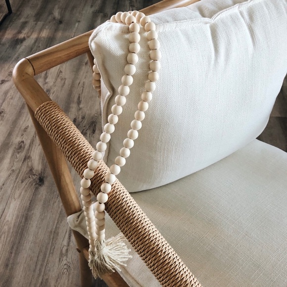 Other - SOLD OUT. LONG DECORATIVE WOODEN BEADED TASSLE